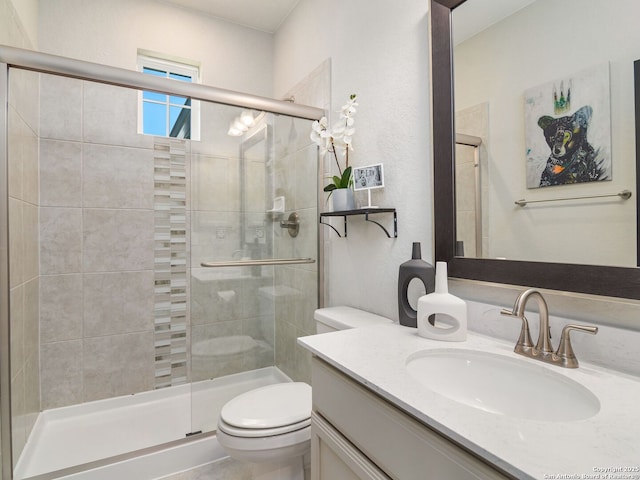 25022 Dulzura, San Antonio, TX 78261 - full bathroom with vanity and a stall shower