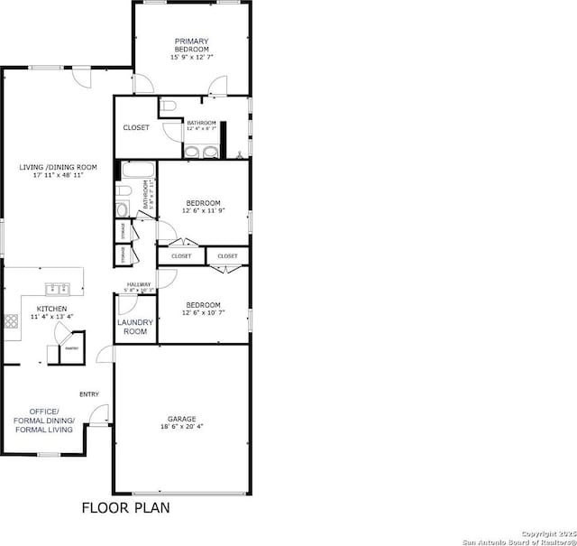 2076 Meadow Pipit, New Braunfels, TX 78130 - view of room layout