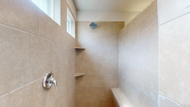 2076 Meadow Pipit, New Braunfels, TX 78130 - bathroom view of a tile shower
