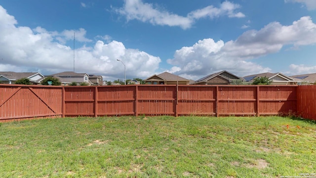 2076 Meadow Pipit, New Braunfels, TX 78130 - fenced backyard featuring a residential view
