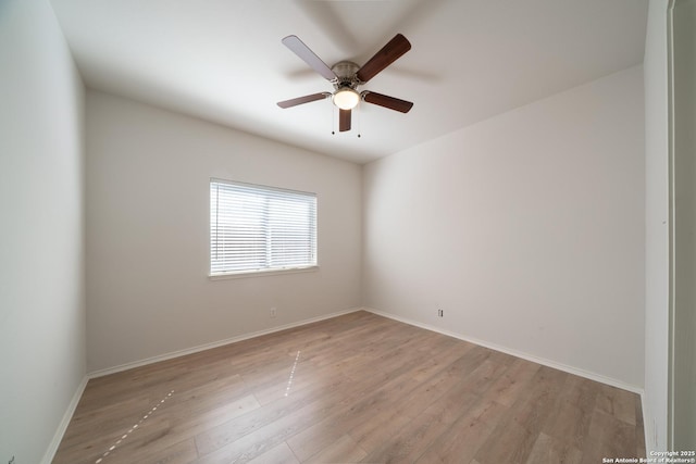 16914 Redhorse Pass, San Antonio, TX 78247 - empty room with light wood-type flooring and ceiling fan