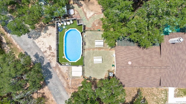 33171 Blanco Rd, Bulverde, TX 78163 - bird's eye view of a pool area