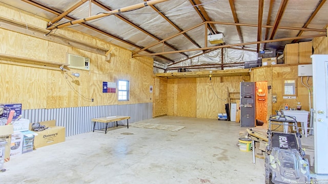 103 Weese, Pleasanton, TX 78064 - garage featuring an AC wall unit