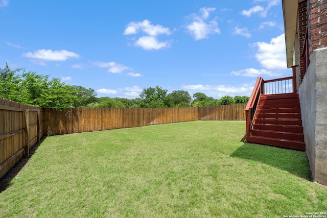 14724 Costa Leon, San Antonio, TX 78245 - fenced backyard featuring stairs