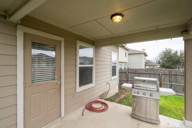 1826 Strawhouse, San Antonio, TX 78245 - view of patio with grilling area