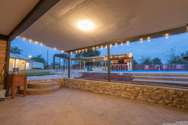 309 Meandering Way, Del Rio, TX 78840 - fenced backyard featuring a patio