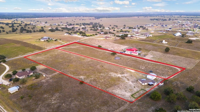 177 Lakeview Cir, La Vernia, TX 78121 - view of rural area with property boundaries highlighted