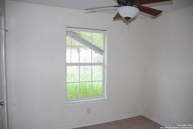 909 San Antonio, Pleasanton, TX 78064 - unfurnished room with a ceiling fan and carpet