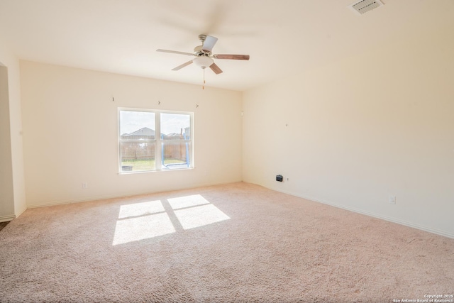 7335 Sharma Vly, San Antonio, TX 78252 - empty room with carpet and a ceiling fan