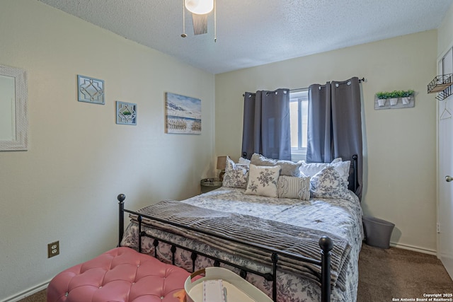 7907 Donshire, Converse, TX 78109 - bedroom with carpet floors and a textured ceiling
