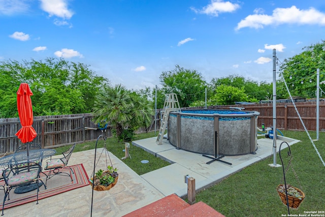 7907 Donshire, Converse, TX 78109 - view of swimming pool with a fenced backyard and a patio area