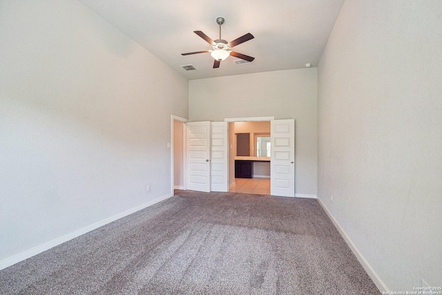 11518 Biddle, San Antonio, TX 78253 - unfurnished bedroom featuring carpet floors, ceiling fan, and an office area