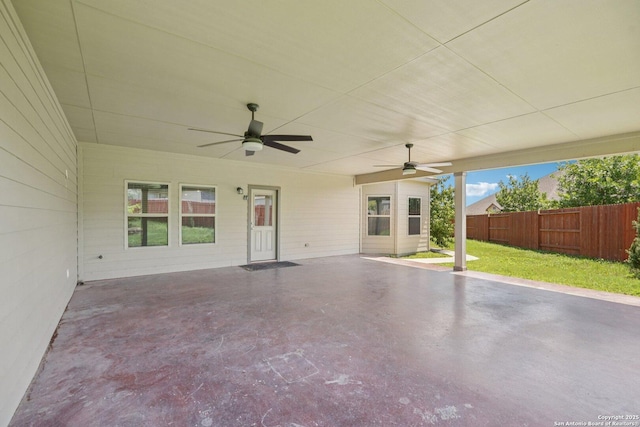 11518 Biddle, San Antonio, TX 78253 - view of patio featuring a ceiling fan