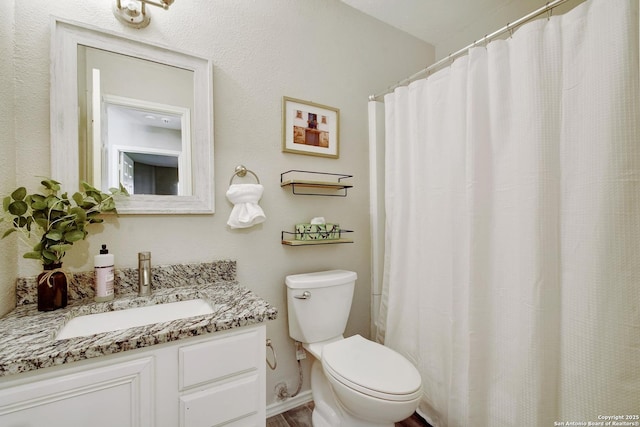 7259 Sunlit Trl, San Antonio, TX 78244 - full bath with vanity and a shower with shower curtain
