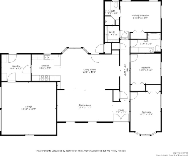 100 End Gate, Shavano Park, TX 78231 - view of floor plan / room layout