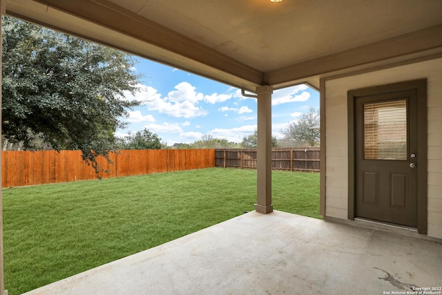 11708 Northern Star, Schertz, TX 78154 - fenced backyard featuring a patio