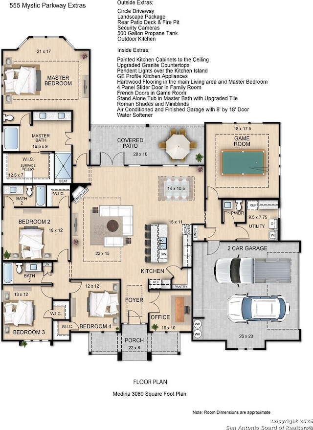 555 Mystic Pkwy, Spring Branch, TX 78070 - view of room layout