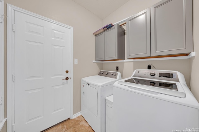 11546 Creek Bow, San Antonio, TX 78253 - washroom featuring washing machine and clothes dryer and cabinet space