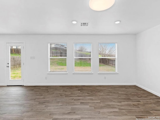 221 Peppergrass Cv, Kyle, TX 78640 - empty room featuring healthy amount of natural light and wood finished floors