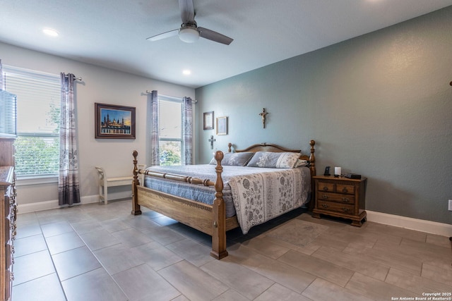 13822 Greater Straw, San Antonio, TX 78254 - bedroom with ceiling fan and recessed lighting