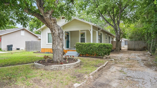 1261 Mill, New Braunfels, TX 78130 - bungalow-style house featuring a porch and driveway