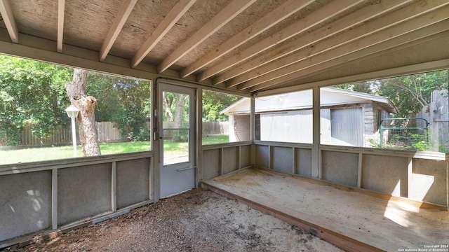 1261 Mill, New Braunfels, TX 78130 - view of unfurnished sunroom