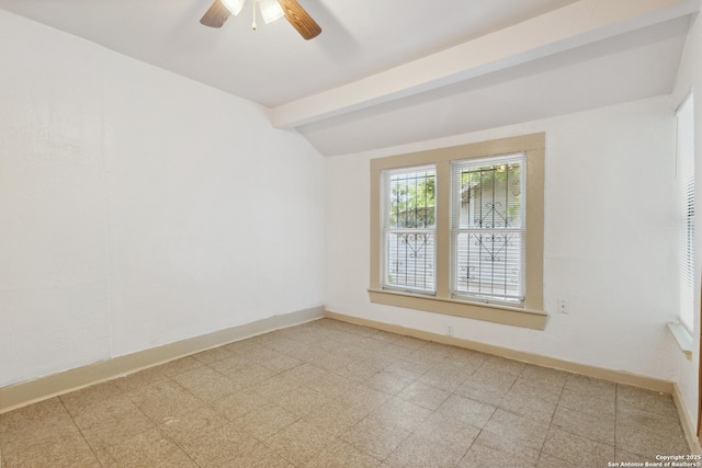 2121 San Fernando, San Antonio, TX 78207 - empty room with ceiling fan and baseboards