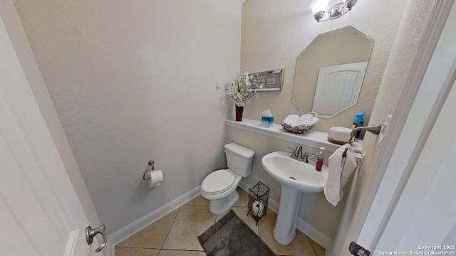 3822 Cordoba Crk, San Antonio, TX 78259 - bathroom featuring tile patterned flooring and toilet