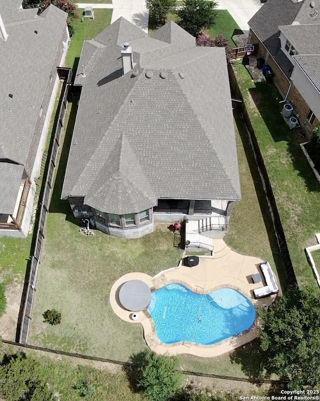 3822 Cordoba Crk, San Antonio, TX 78259 - view of subject property with a pool