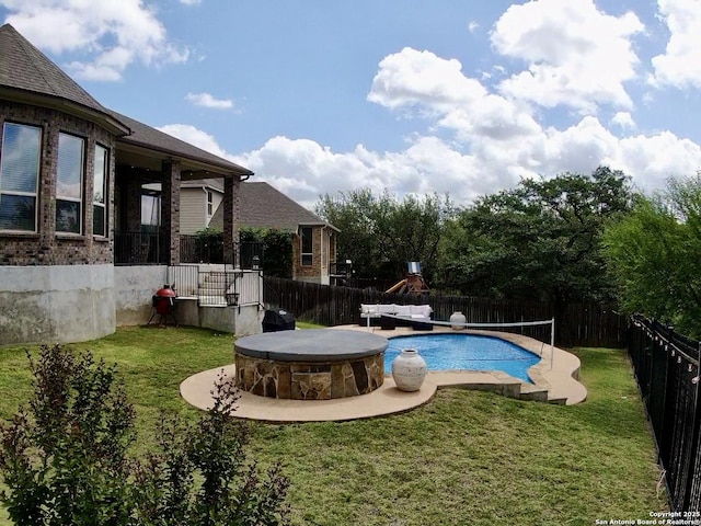 3822 Cordoba Crk, San Antonio, TX 78259 - view of pool with a fenced backyard