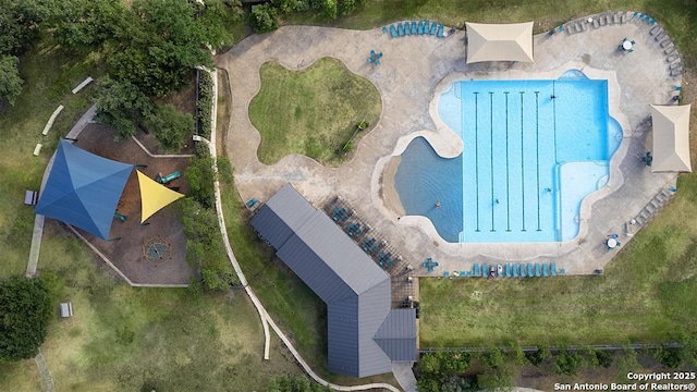 12631 Cotorra Spgs, San Antonio, TX 78254 - view of property location with a pool area