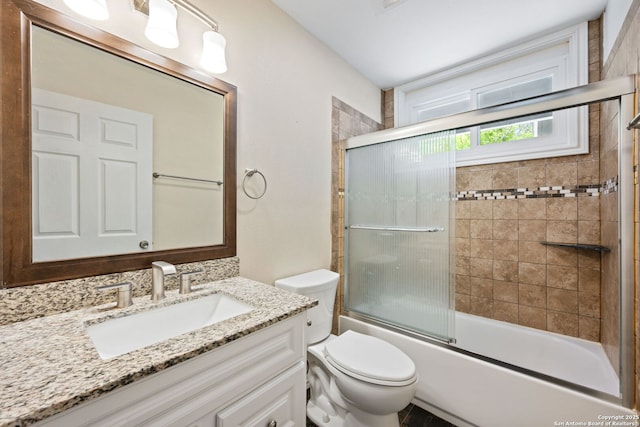 250 Maplewood, San Antonio, TX 78216 - bathroom featuring vanity and shower / bath combination with glass door