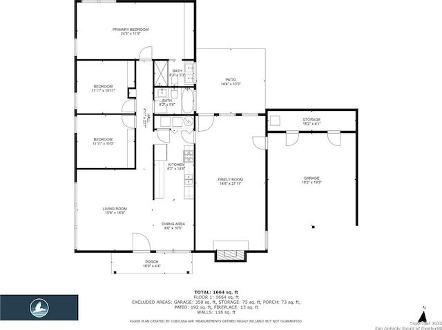 250 Maplewood, San Antonio, TX 78216 - view of room layout