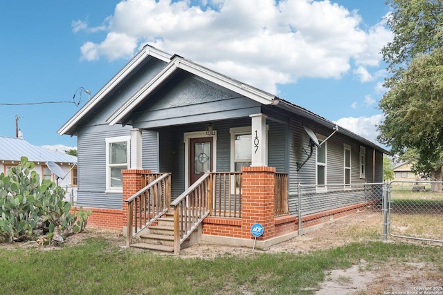 107 W Gilbert, Falls City, TX 78113 - view of front facade