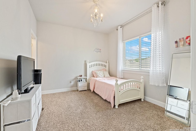 11910 Wilby, San Antonio, TX 78253 - bedroom with light carpet and a chandelier