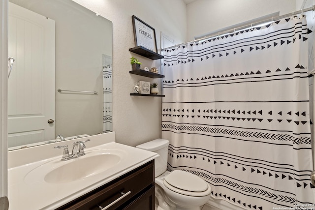 11910 Wilby, San Antonio, TX 78253 - full bathroom with vanity and a shower with curtain