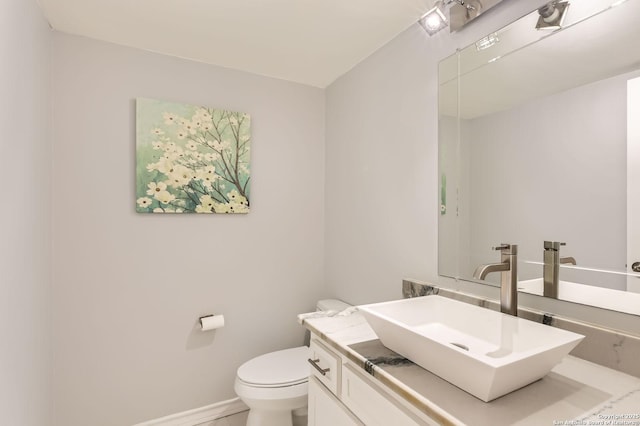 14339 Hill Prince, San Antonio, TX 78248 - half bathroom featuring toilet and vanity