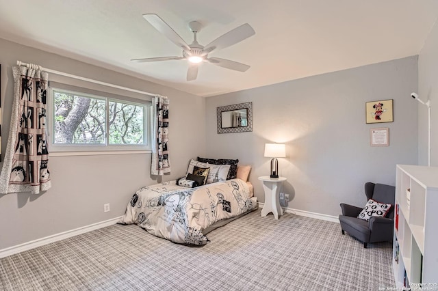 14339 Hill Prince, San Antonio, TX 78248 - carpeted bedroom with baseboards and a ceiling fan