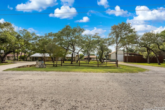 611 Wild Turkey, New Braunfels, TX 78132 - view of community featuring gravel driveway and a garage