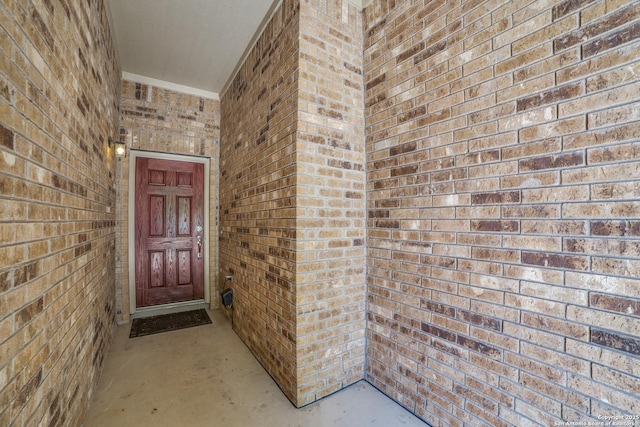 25547 Veining, San Antonio, TX 78261 - property entrance featuring brick siding