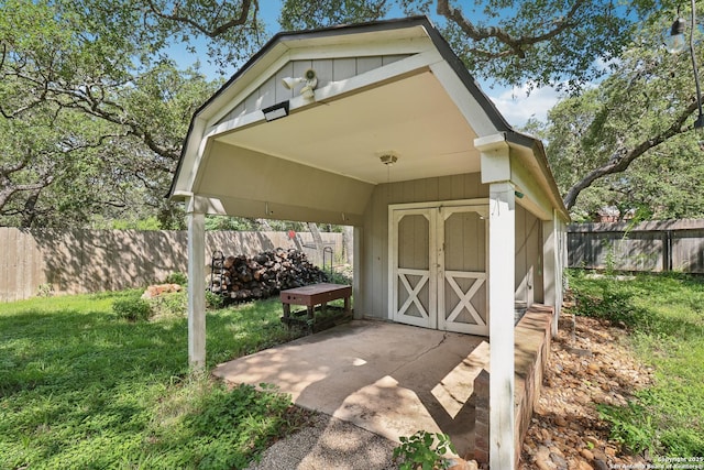 127 Sunflower Ln, San Antonio, TX 78213 - view of shed with a fenced backyard