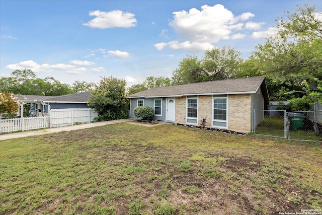 5311 Light House, San Antonio, TX 78242 - ranch-style house featuring brick siding and a gate