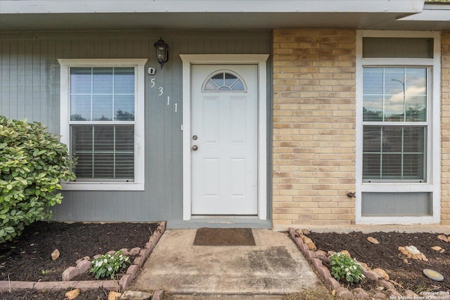 5311 Light House, San Antonio, TX 78242 - property entrance featuring brick siding