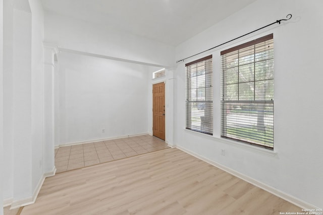 153 Bison Ln, Cibolo, TX 78108 - spare room with wood finished floors and baseboards