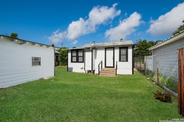 1002 Aganier, San Antonio, TX 78212 - rear view of house with entry steps