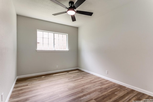 3311 Coral Grove, San Antonio, TX 78247 - spare room featuring wood finished floors and a ceiling fan