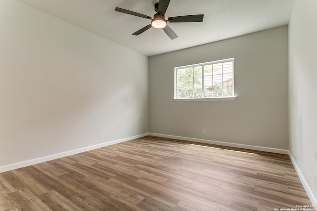 3311 Coral Grove, San Antonio, TX 78247 - spare room with wood finished floors and a ceiling fan