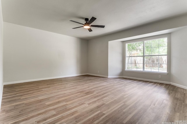 3311 Coral Grove, San Antonio, TX 78247 - empty room featuring wood finished floors and a ceiling fan