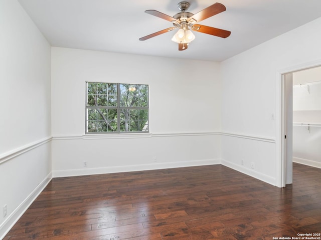 6 De Zavala, Shavano Park, TX 78231 - unfurnished room featuring wood-type flooring and a ceiling fan