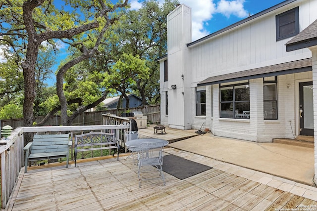 1654 Rob Roy, San Antonio, TX 78251 - deck featuring a fenced backyard